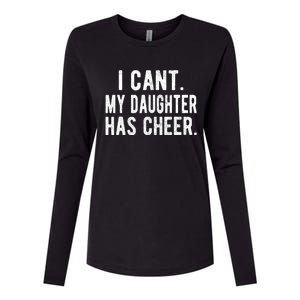 Cheer Dad Daughter Cheerleading FatherS Day Cheerleader Womens Cotton Relaxed Long Sleeve T-Shirt