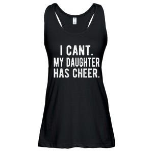 Cheer Dad Daughter Cheerleading FatherS Day Cheerleader Ladies Essential Flowy Tank