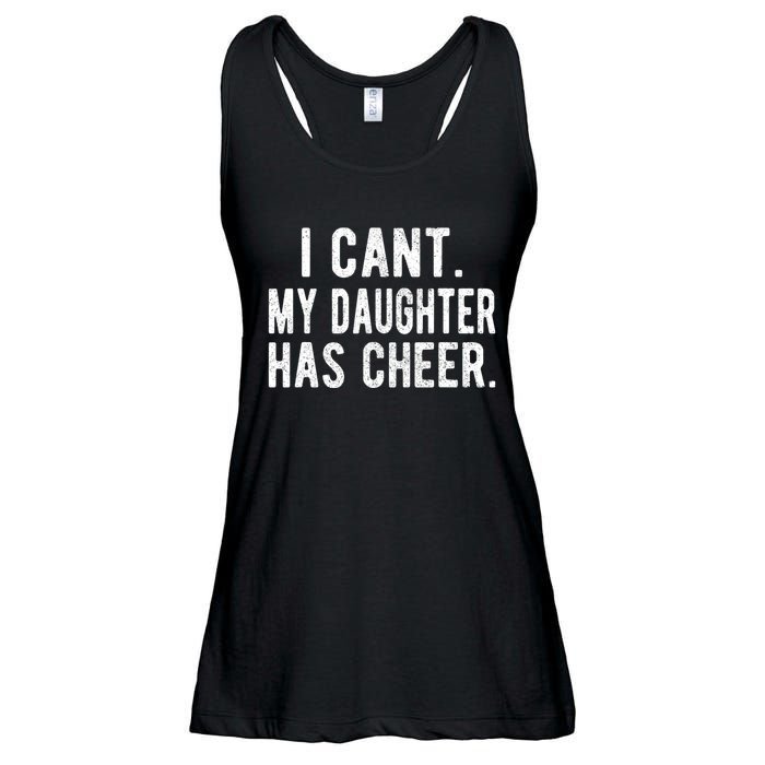 Cheer Dad Daughter Cheerleading FatherS Day Cheerleader Ladies Essential Flowy Tank