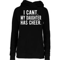 Cheer Dad Daughter Cheerleading FatherS Day Cheerleader Womens Funnel Neck Pullover Hood