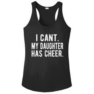 Cheer Dad Daughter Cheerleading FatherS Day Cheerleader Ladies PosiCharge Competitor Racerback Tank