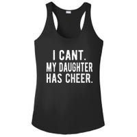 Cheer Dad Daughter Cheerleading FatherS Day Cheerleader Ladies PosiCharge Competitor Racerback Tank