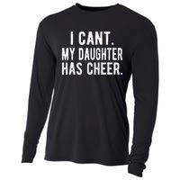 Cheer Dad Daughter Cheerleading FatherS Day Cheerleader Cooling Performance Long Sleeve Crew