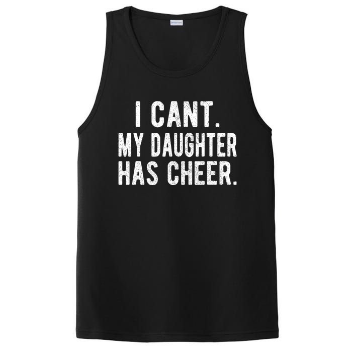 Cheer Dad Daughter Cheerleading FatherS Day Cheerleader PosiCharge Competitor Tank