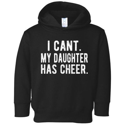 Cheer Dad Daughter Cheerleading FatherS Day Cheerleader Toddler Hoodie