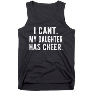 Cheer Dad Daughter Cheerleading FatherS Day Cheerleader Tank Top