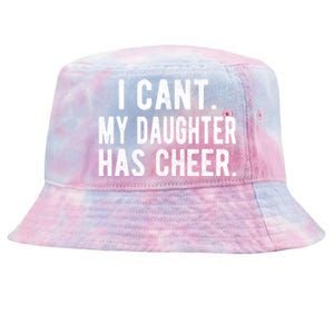 Cheer Dad Daughter Cheerleading FatherS Day Cheerleader Tie-Dyed Bucket Hat