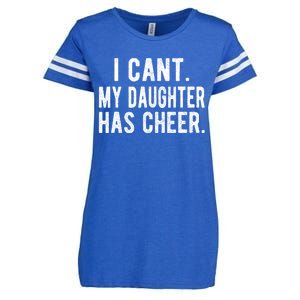 Cheer Dad Daughter Cheerleading FatherS Day Cheerleader Enza Ladies Jersey Football T-Shirt