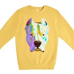 Colourful Dog Dogo Argentino Pullover Hoodie Premium Crewneck Sweatshirt