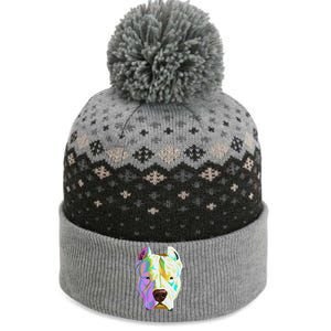 Colourful Dog Dogo Argentino Pullover Hoodie The Baniff Cuffed Pom Beanie