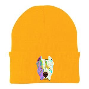 Colourful Dog Dogo Argentino Pullover Hoodie Knit Cap Winter Beanie