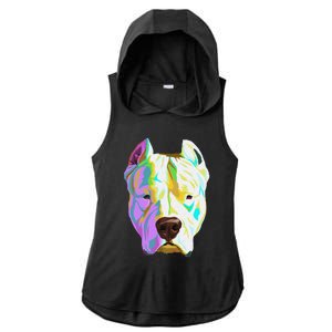 Colourful Dog Dogo Argentino Pullover Hoodie Ladies PosiCharge Tri-Blend Wicking Draft Hoodie Tank