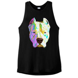 Colourful Dog Dogo Argentino Pullover Hoodie Ladies PosiCharge Tri-Blend Wicking Tank