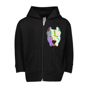 Colourful Dog Dogo Argentino Pullover Hoodie Toddler Zip Fleece Hoodie