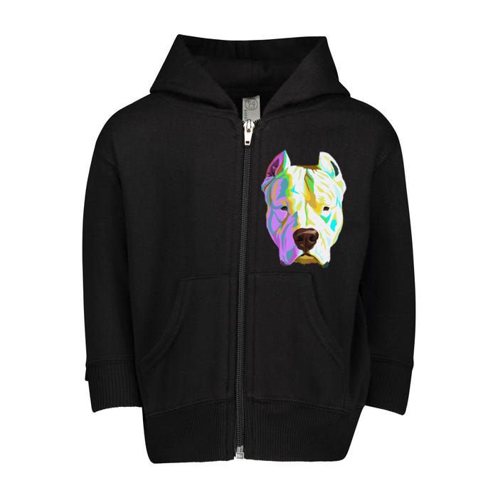 Colourful Dog Dogo Argentino Pullover Hoodie Toddler Zip Fleece Hoodie