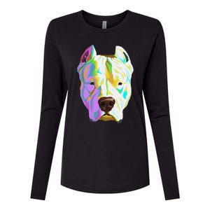 Colourful Dog Dogo Argentino Pullover Hoodie Womens Cotton Relaxed Long Sleeve T-Shirt