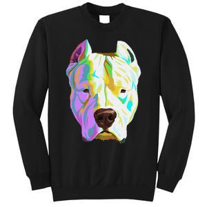 Colourful Dog Dogo Argentino Pullover Hoodie Sweatshirt