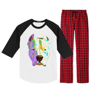 Colourful Dog Dogo Argentino Pullover Hoodie Raglan Sleeve Pajama Set