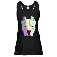 Colourful Dog Dogo Argentino Pullover Hoodie Ladies Essential Flowy Tank