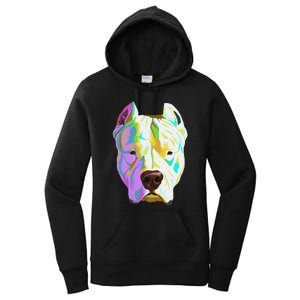 Colourful Dog Dogo Argentino Pullover Hoodie Women's Pullover Hoodie