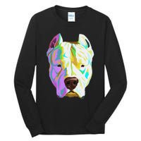 Colourful Dog Dogo Argentino Pullover Hoodie Tall Long Sleeve T-Shirt