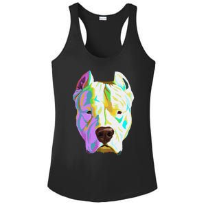 Colourful Dog Dogo Argentino Pullover Hoodie Ladies PosiCharge Competitor Racerback Tank