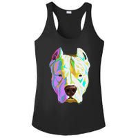 Colourful Dog Dogo Argentino Pullover Hoodie Ladies PosiCharge Competitor Racerback Tank