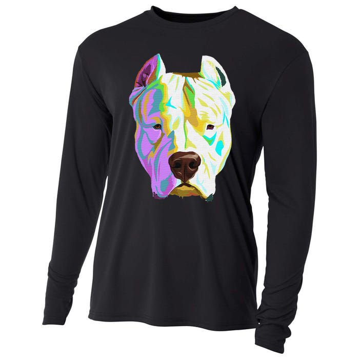 Colourful Dog Dogo Argentino Pullover Hoodie Cooling Performance Long Sleeve Crew