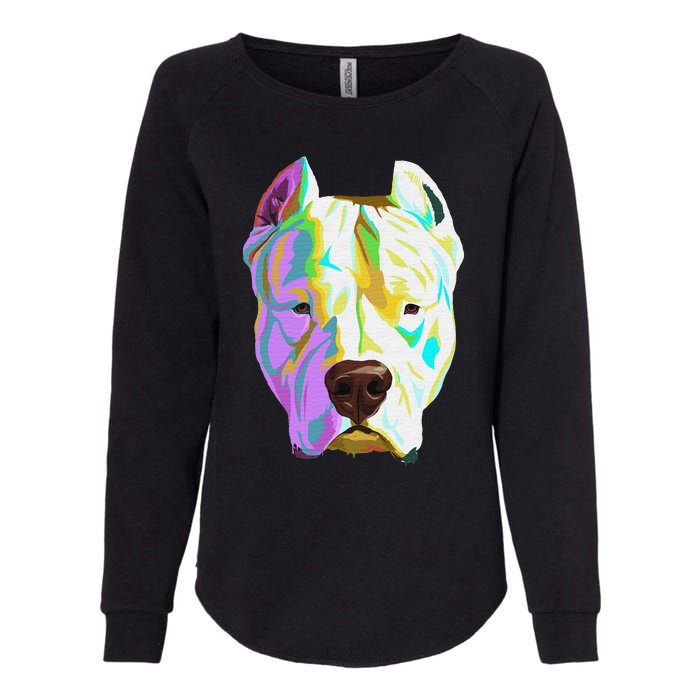 Colourful Dog Dogo Argentino Pullover Hoodie Womens California Wash Sweatshirt