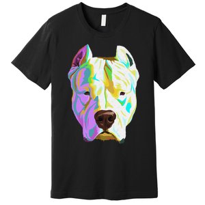 Colourful Dog Dogo Argentino Pullover Hoodie Premium T-Shirt