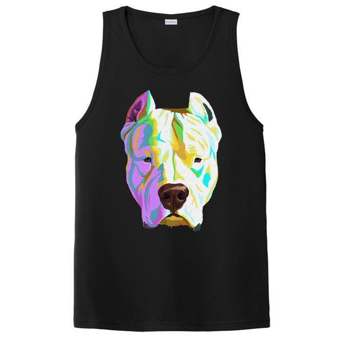 Colourful Dog Dogo Argentino Pullover Hoodie PosiCharge Competitor Tank