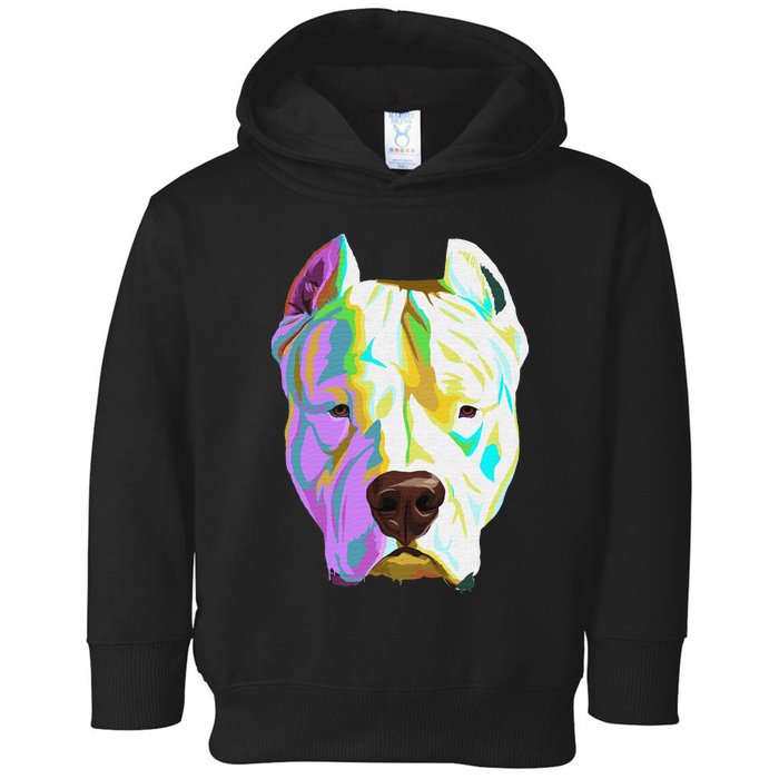 Colourful Dog Dogo Argentino Pullover Hoodie Toddler Hoodie