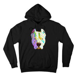 Colourful Dog Dogo Argentino Pullover Hoodie Tall Hoodie