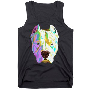 Colourful Dog Dogo Argentino Pullover Hoodie Tank Top