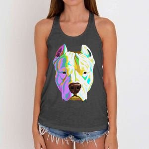 Colourful Dog Dogo Argentino Pullover Hoodie Women's Knotted Racerback Tank