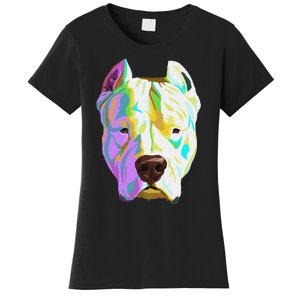 Colourful Dog Dogo Argentino Pullover Hoodie Women's T-Shirt