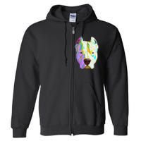 Colourful Dog Dogo Argentino Pullover Hoodie Full Zip Hoodie