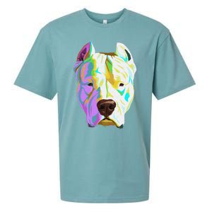 Colourful Dog Dogo Argentino Pullover Hoodie Sueded Cloud Jersey T-Shirt