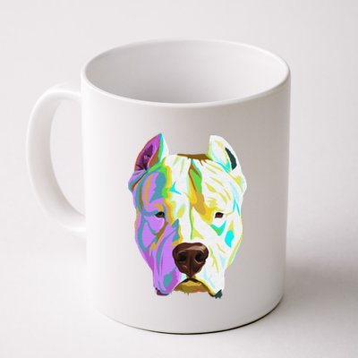 Colourful Dog Dogo Argentino Pullover Hoodie Coffee Mug