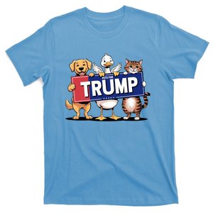 Cat Duck Dog Pets For Trump T-Shirt