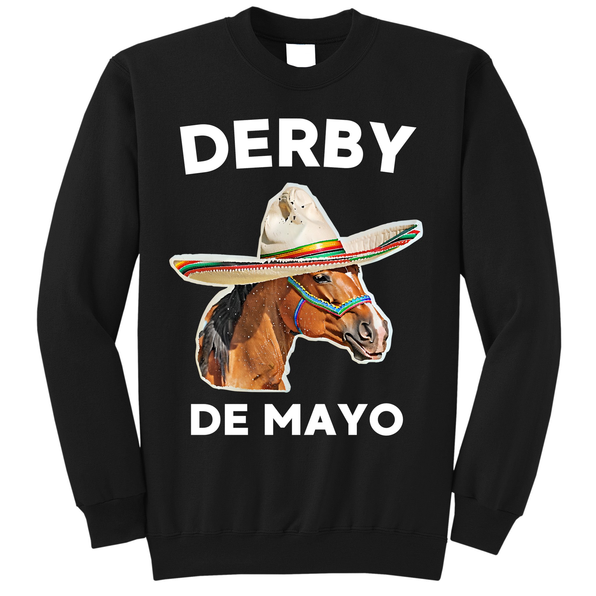 Cinco De Derby Funny Horse Racing Sweatshirt