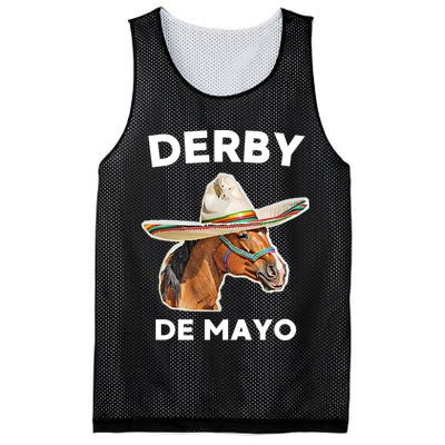 Cinco De Derby Funny Horse Racing Mesh Reversible Basketball Jersey Tank
