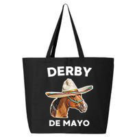 Cinco De Derby Funny Horse Racing 25L Jumbo Tote