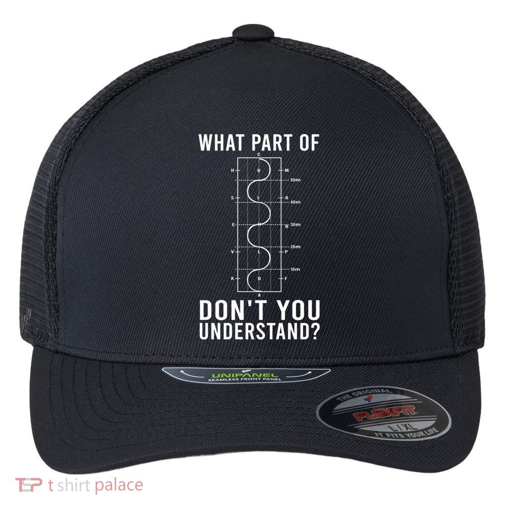 Cool Dressage Design Equestrian Eventing Sport Great Gift Flexfit Unipanel Trucker Cap