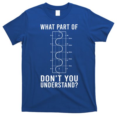 Cool Dressage Design Equestrian Eventing Sport Great Gift T-Shirt