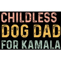 Childless Dog Dad For Kamala Harris 2024 Bumper Sticker