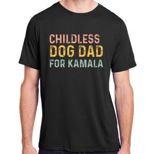 Childless Dog Dad For Kamala Harris 2024 Adult ChromaSoft Performance T-Shirt