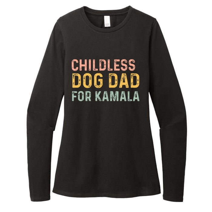 Childless Dog Dad For Kamala Harris 2024 Womens CVC Long Sleeve Shirt