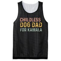 Childless Dog Dad For Kamala Harris 2024 Mesh Reversible Basketball Jersey Tank