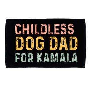 Childless Dog Dad For Kamala Harris 2024 Microfiber Hand Towel